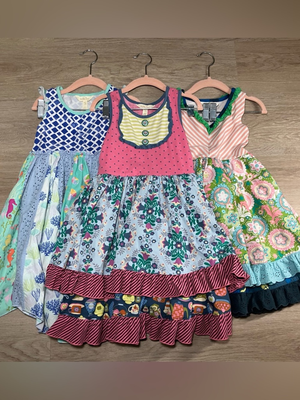 Matilda Jane  girls' dresses Set of Three dresses Size 6
